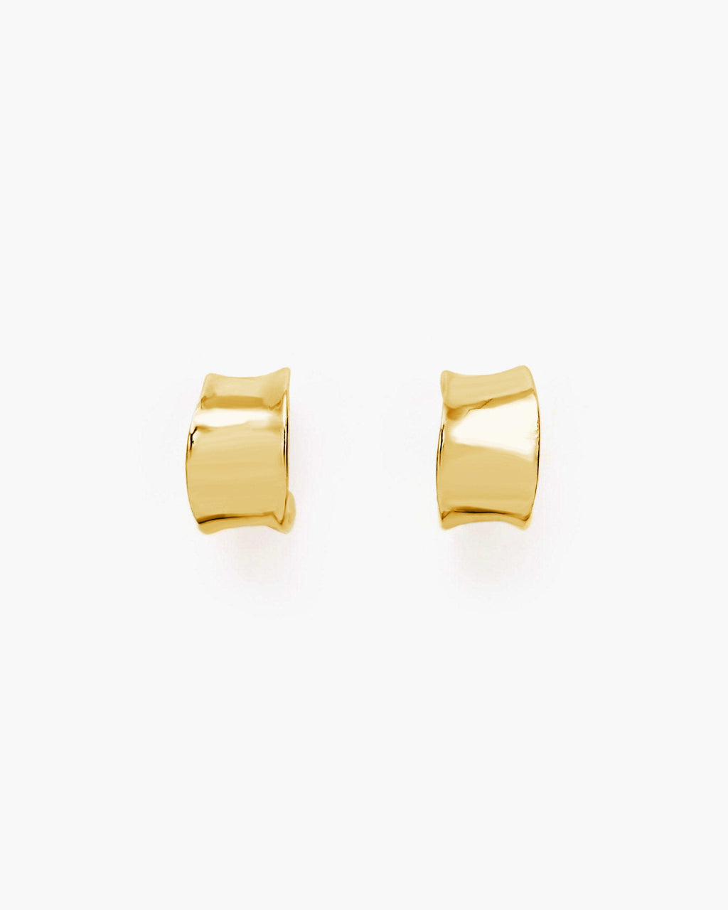 Chunky Flowy Hoop Earrings